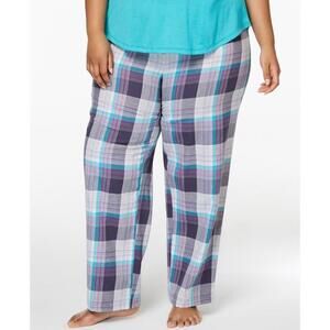 Jenni By Jennifer Moore Womens Plus Size Printed Pajama Pants Size 2X